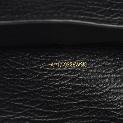 3.1 Phillip Lim 3.1 Textured Calfskin Mini Whipstitch Pashli Satchel Black 6 of 9