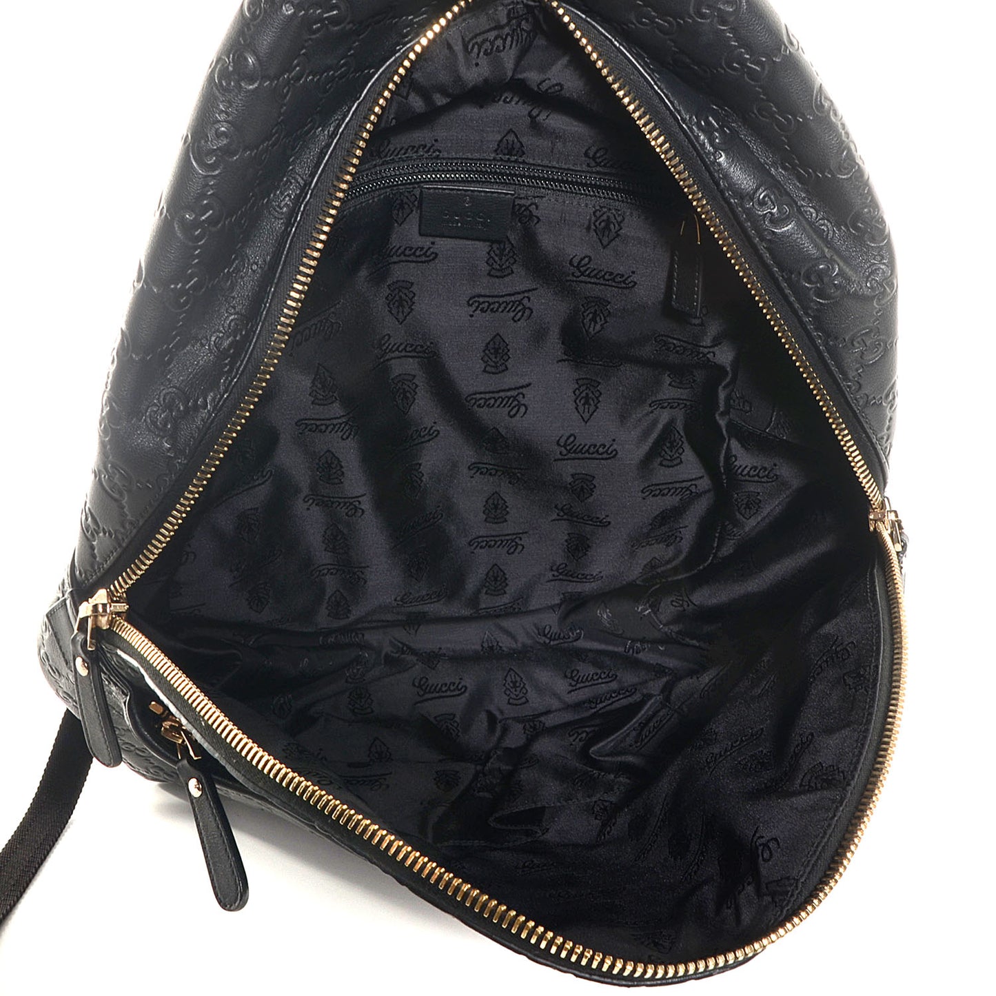 Guccissima Medium Classic Backpack Black