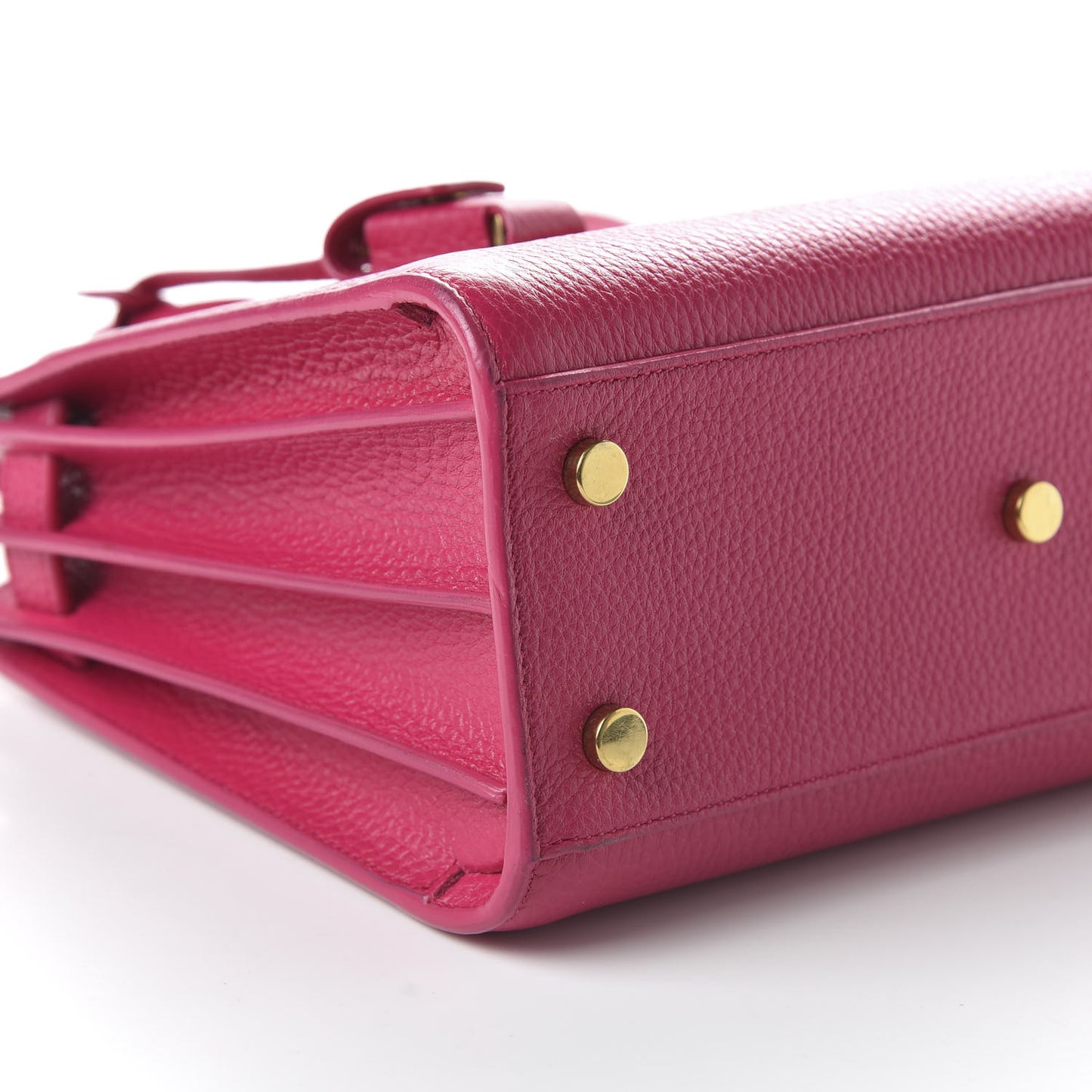 Grained Calfskin Baby Sac De Jour Fuchsia