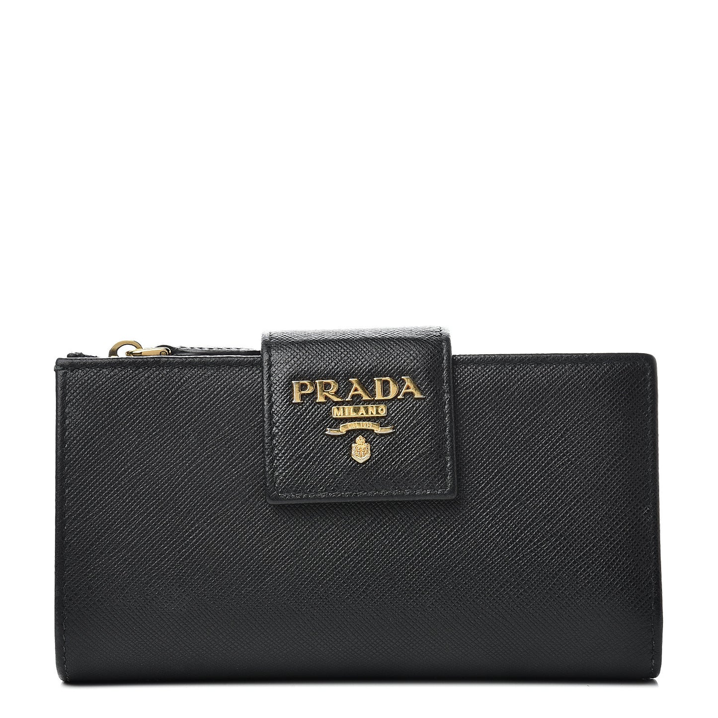 Saffiano Metal Medium Wallet Black