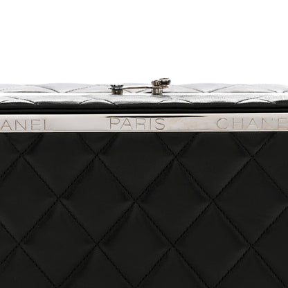 Chanel Lambskin Quilted Box Bag Black 8 of 11