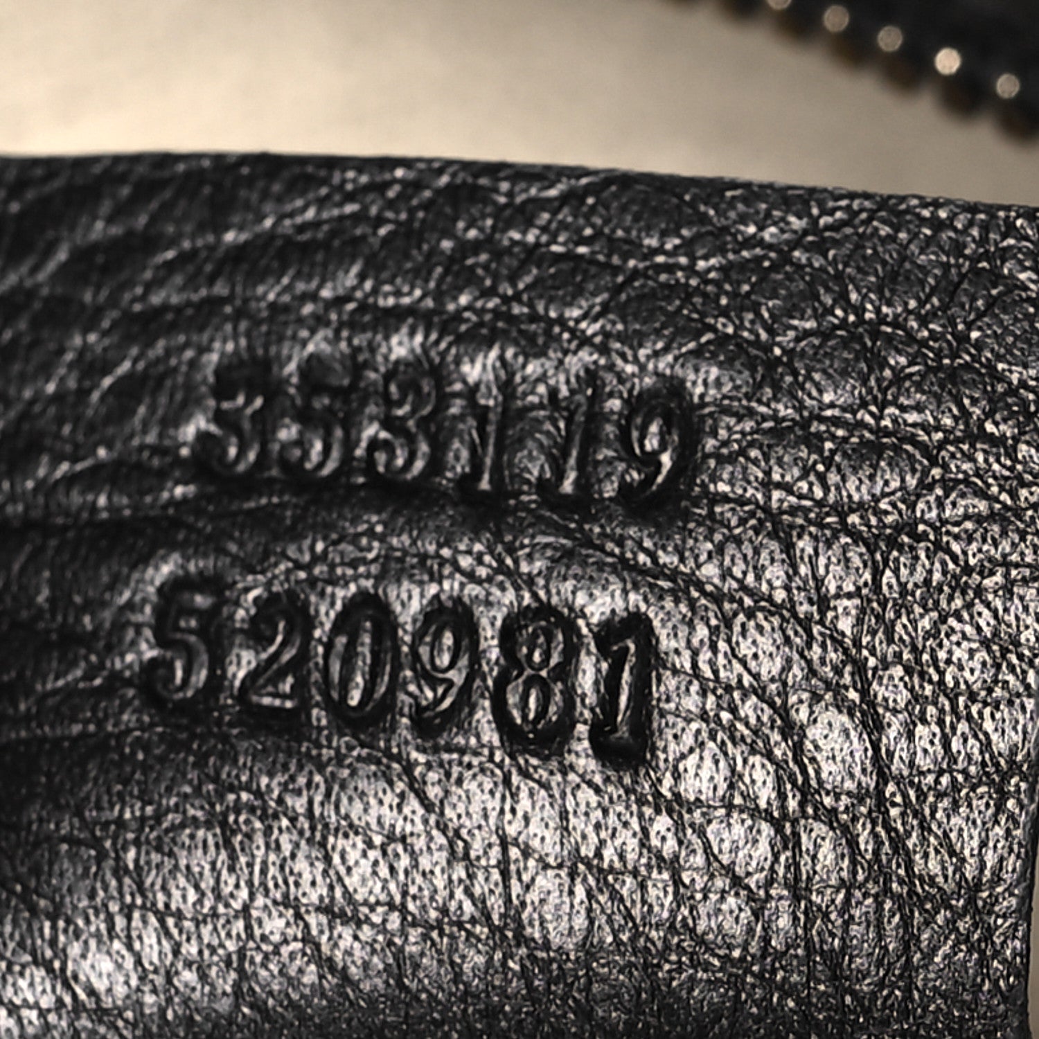 Gucci Guccissima Small Bree Zippered Tote Black 7 of 10