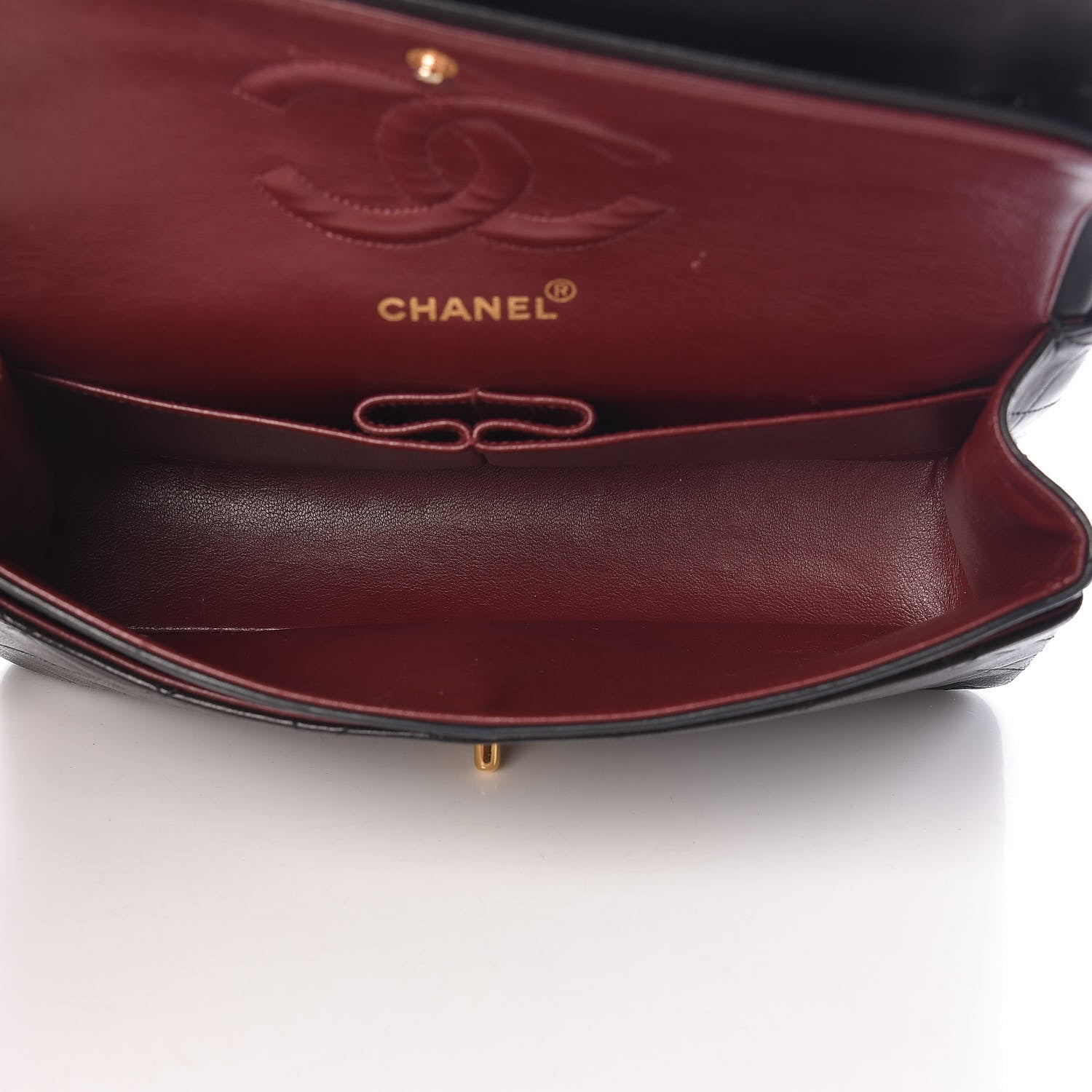 Chanel Lambskin Quilted Medium Double Flap Black 5 of 19