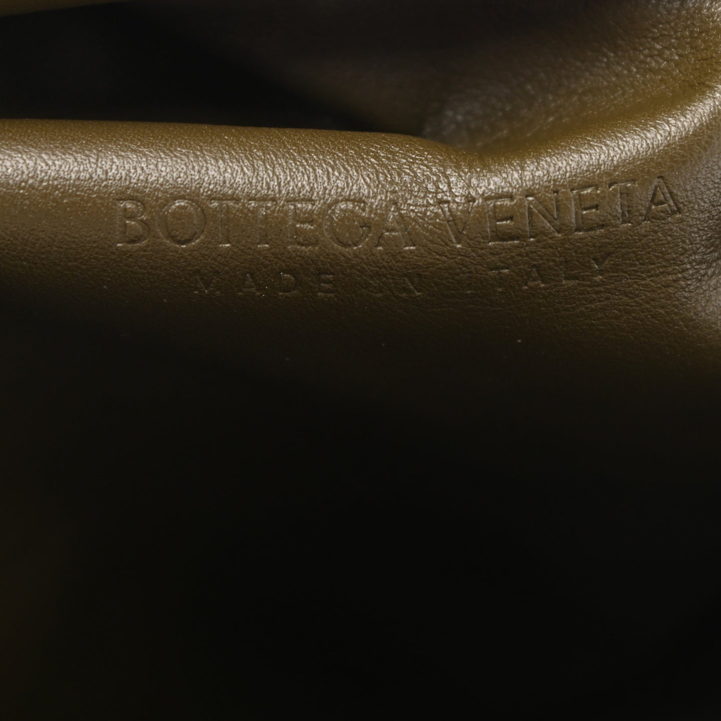 Smooth Butter Calf The Pouch Oversized Clutch Kaki Fondent