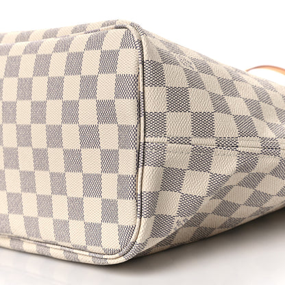 Louis Vuitton Damier Azur Neo Neverfull MM Rose Ballerine 9 of 9