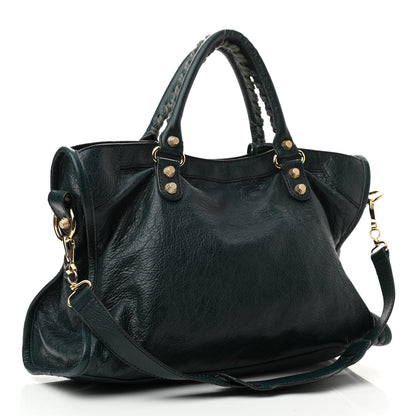 Balenciaga Agneau Giant 12 Gold Hardware City Vert Pinede 3 of 10