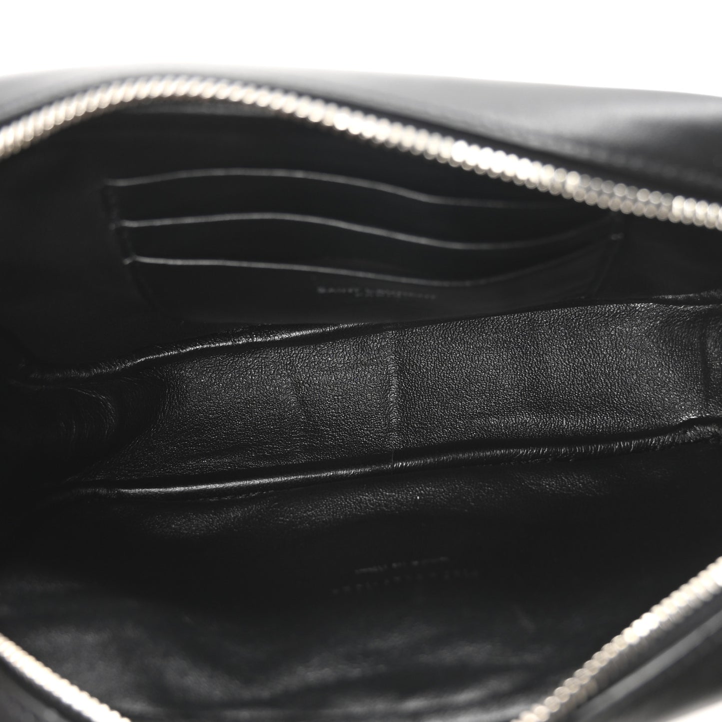 Calfskin Matelasse Monogram Mini Lou Camera Bag Black