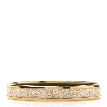 Hermes Enamel Printed Narrow Bracelet 65 3 of 5