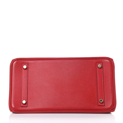 Hermes Epsom Birkin 30 Rouge Casaque 6 of 40
