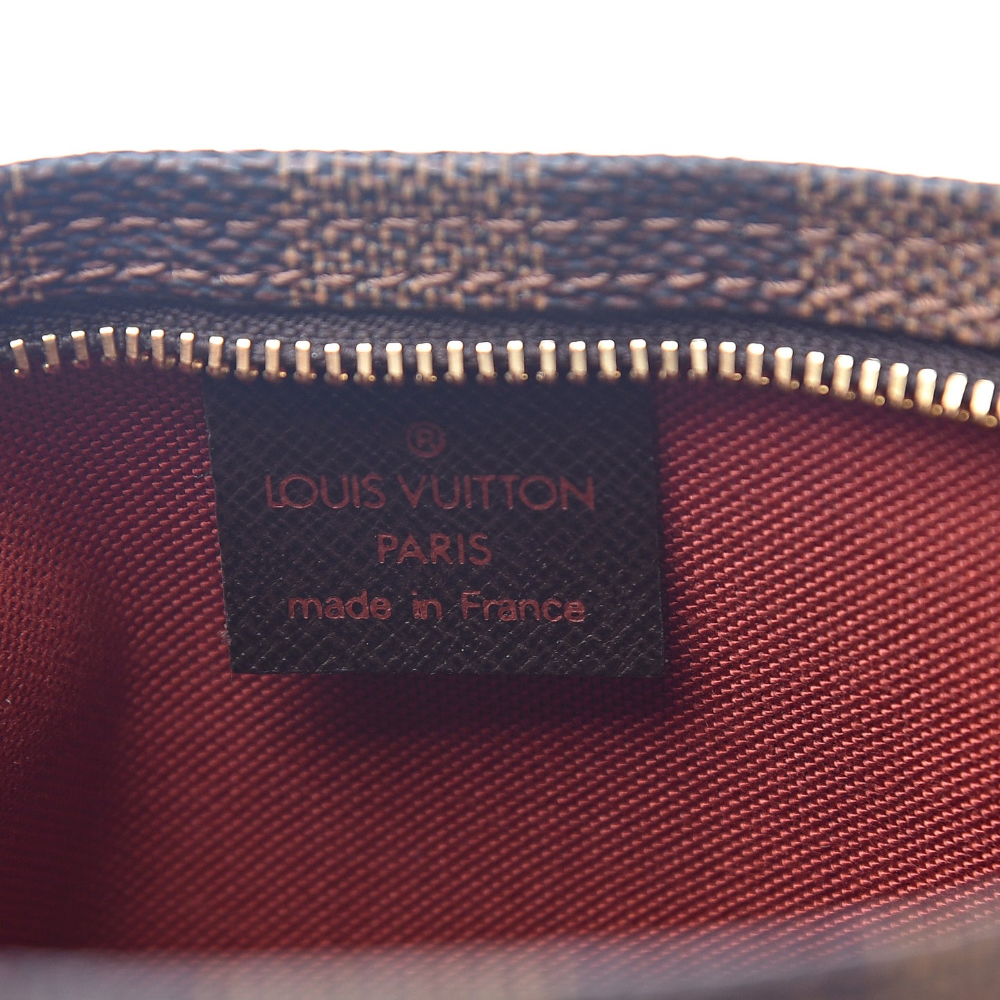 Damier Ebene Trousse Make Up Bag Pochette