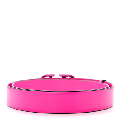 Valentino Garavani Calfskin VLogo 40mm Belt 80 32 Pink PP 2 of 3