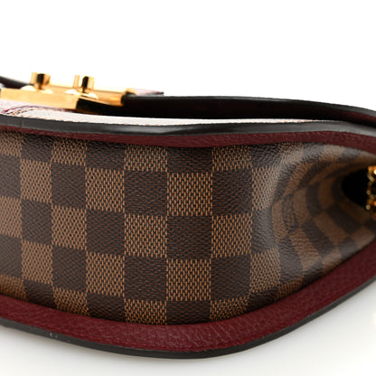 Louis Vuitton Damier Ebene Cuir Taurillon Wight Bordeaux 9 of 9