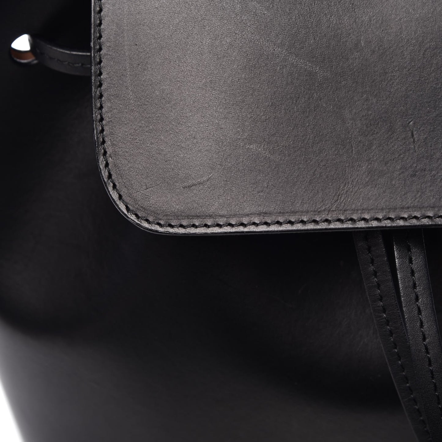 Vegetable Tanned Calfskin Mini Backpack Black Ballerina