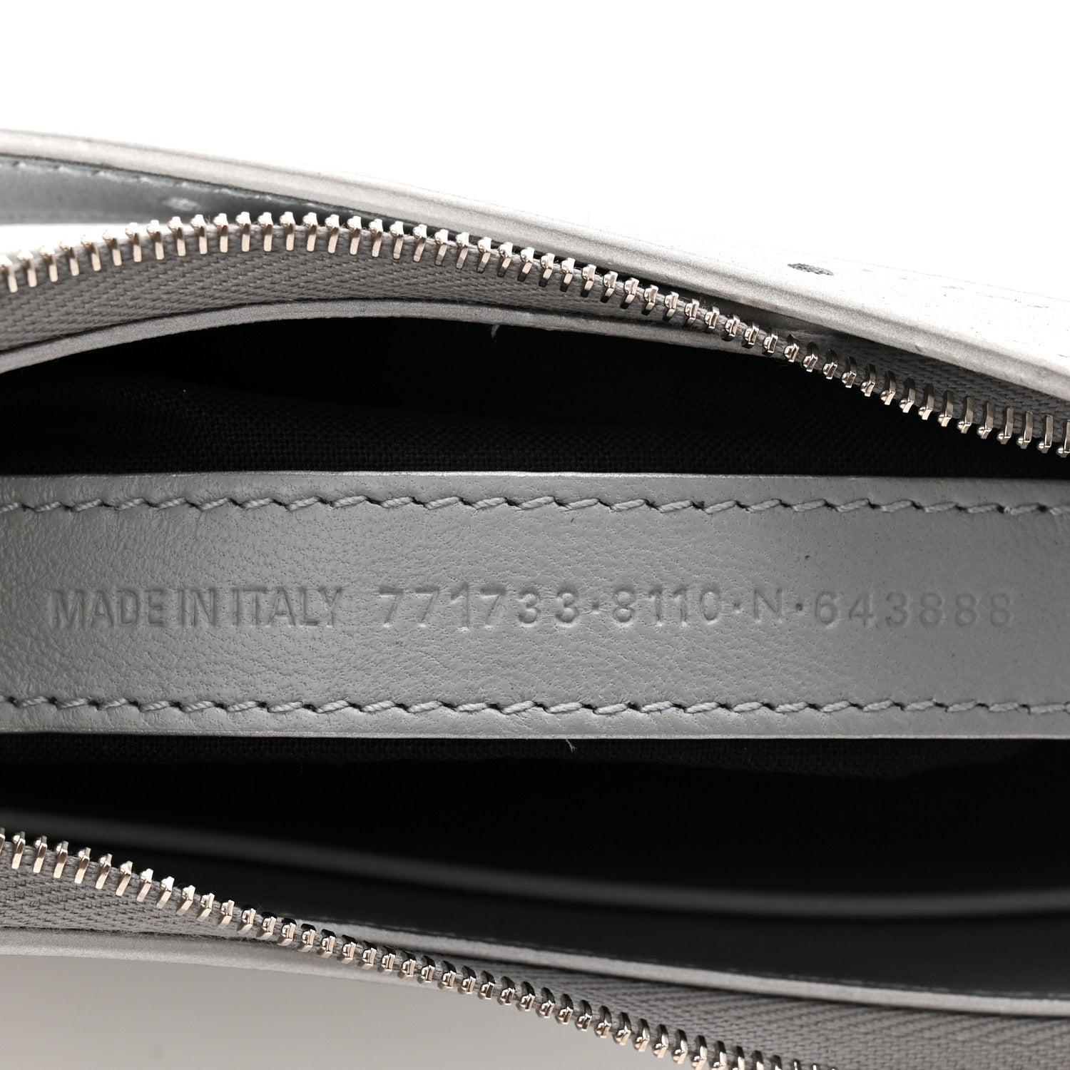 Balenciaga Metallic Calfskin Mary Kate Shoulder Bag Silver 7 of 10