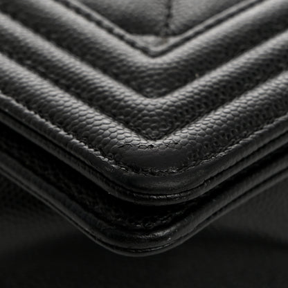 Chanel Caviar Quilted New Medium Boy Flap Black 12 of 12