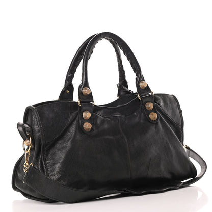 Balenciaga Agneau Giant 21 Gold Hardware Part Time Black 3 of 19