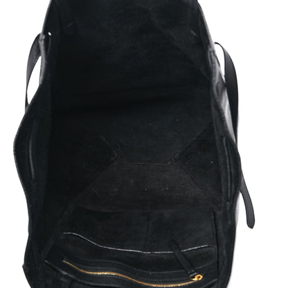 Celine Soft Grained Calfskin Small Belt Cabas Phantom Black 5 of 13