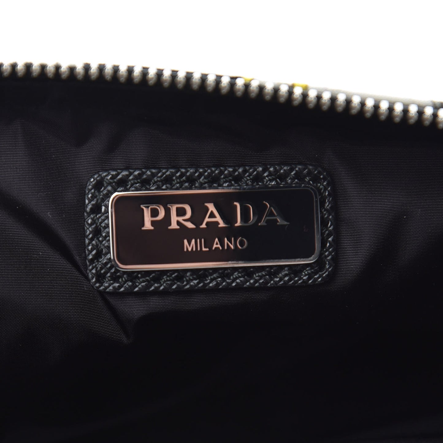 X JAMES JEAN Tessuto Nylon Robot Monkey Wristlet Pouch Black