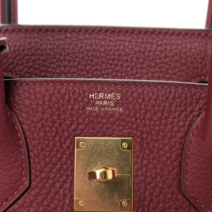Hermes Togo Birkin 30 Rouge Grenat 7 of 8