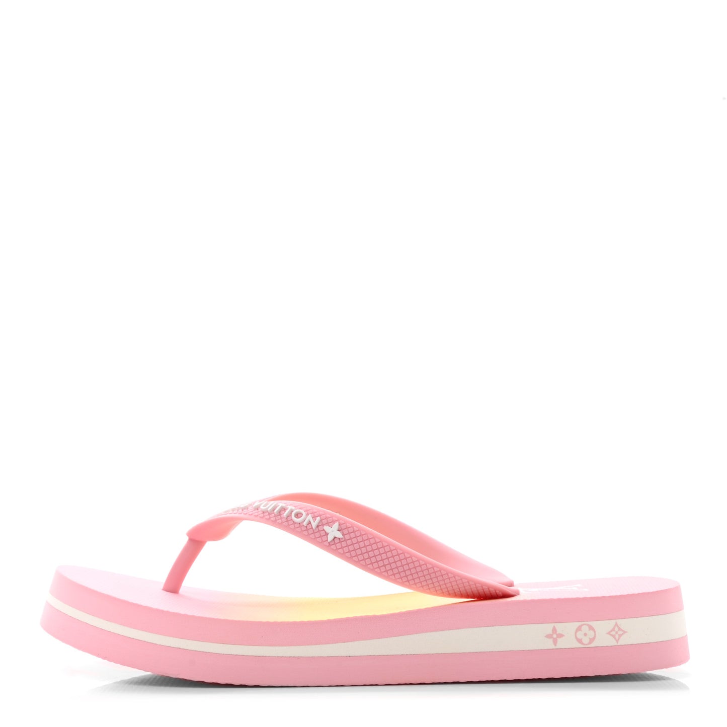 Rubber Arcade Flat Thong Sandals 37 Rose