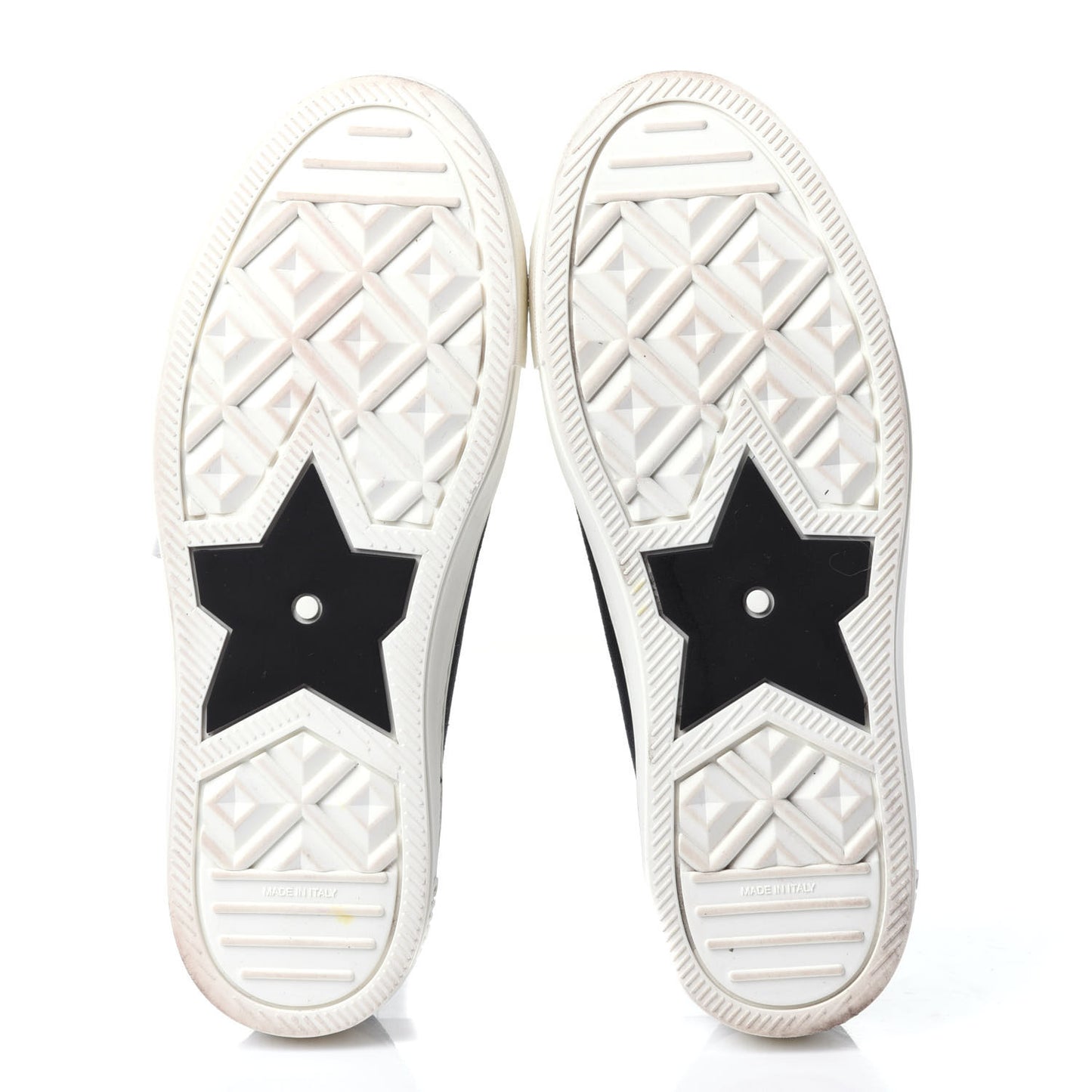 Canvas Walk'N'Dior Low Top Sneakers 38 Black