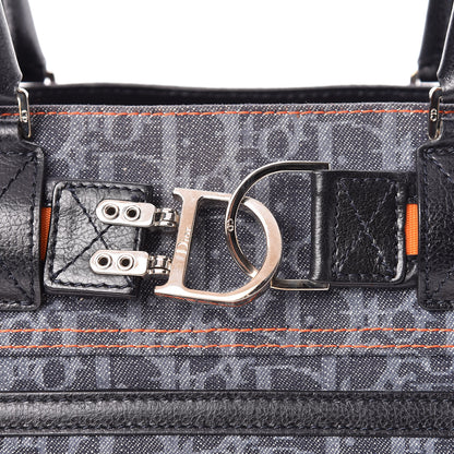 Christian Dior Denim Monogram Flight Tote Blue 12 of 12