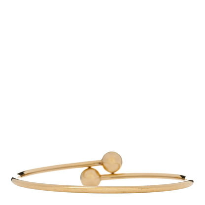 Tiffany 18K Yellow Gold 8mm HardWear Ball Bypass Bracelet 2 of 5