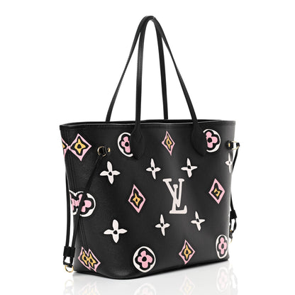 Louis Vuitton Monogram Giant Wild At Heart Neverfull MM Black 4 of 11