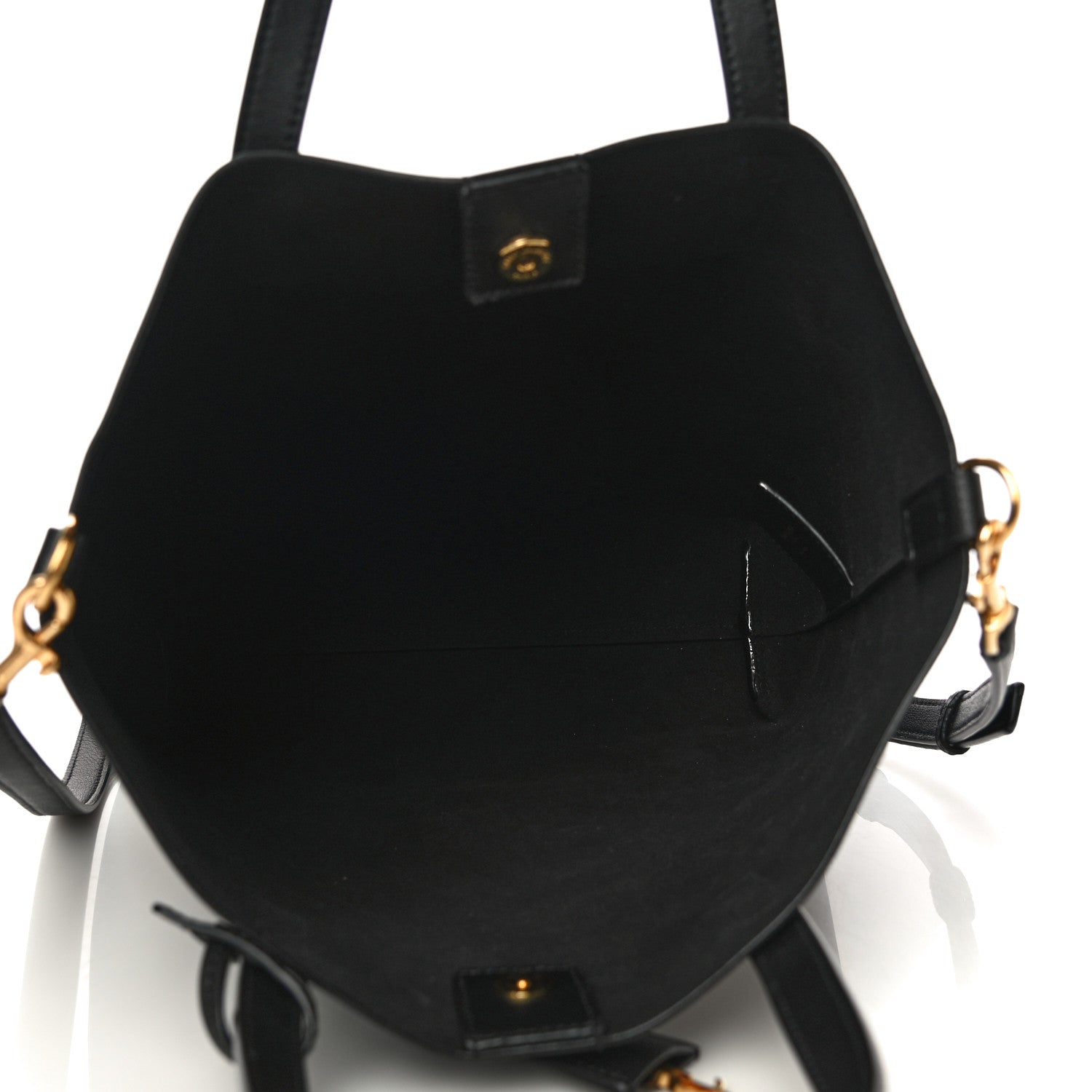 Saint Laurent Calfskin Toy Shopping Tote Black 5 of 12