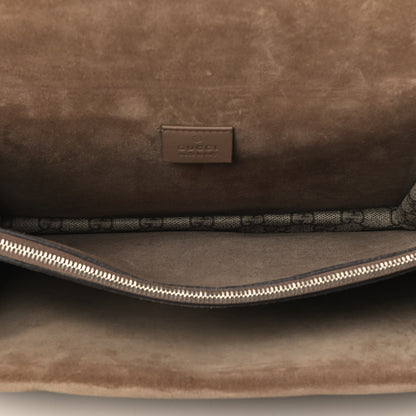 Gucci GG Supreme Monogram Embroidered Medium Dionysus Shoulder Bag Taupe 4 of 4