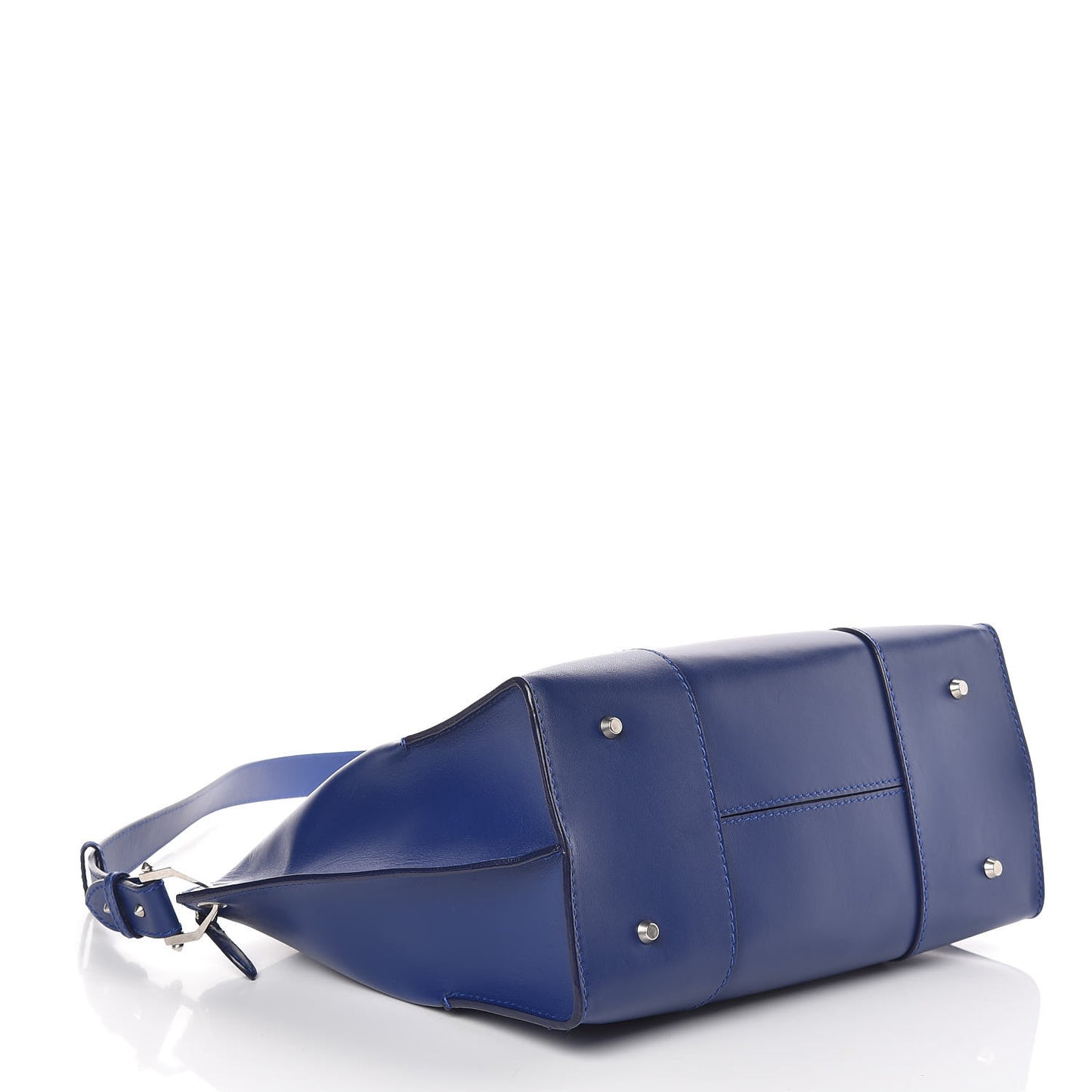 Smooth Calfskin Legend Satchel Ultramarine