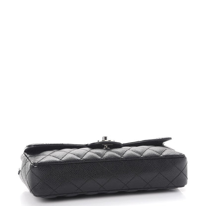 Chanel Caviar Quilted East West Flap Black 4 of 8