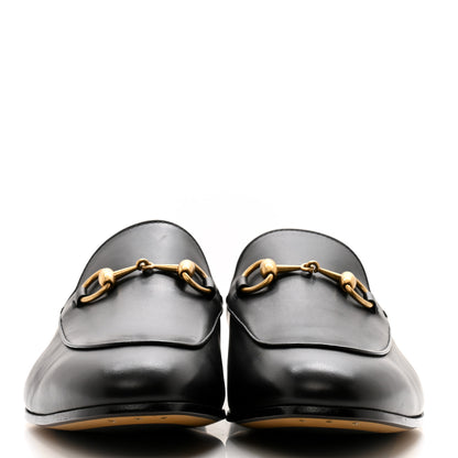 Gucci Calfskin Horsebit Mens Jordaan Loafers 8.5 Black 2 of 11