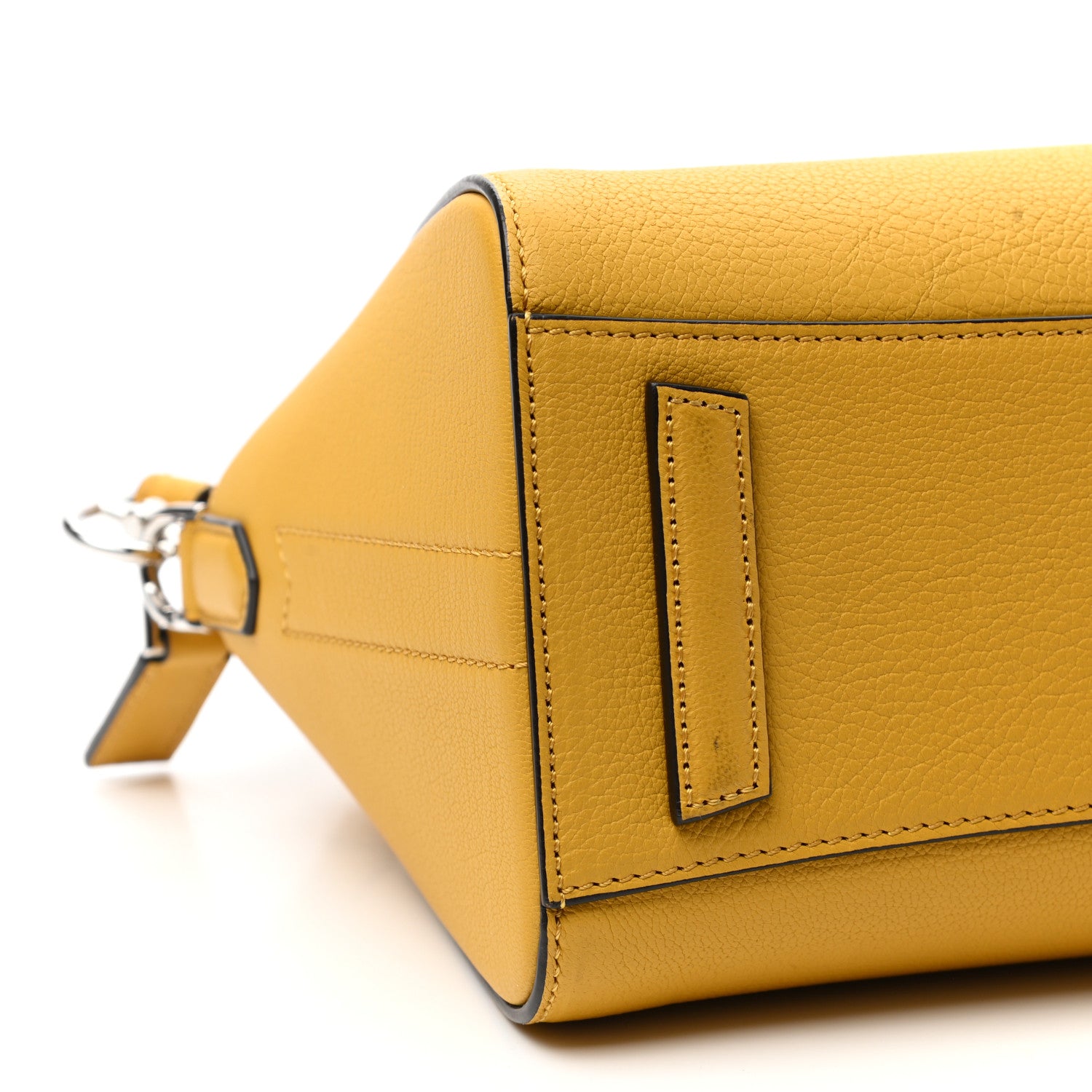 Givenchy Sugar Goatskin Mini Antigona Dark Yellow 9 of 10