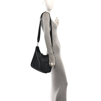 Hermes Taurillon Clemence Evelyne III PM Black 2 of 11