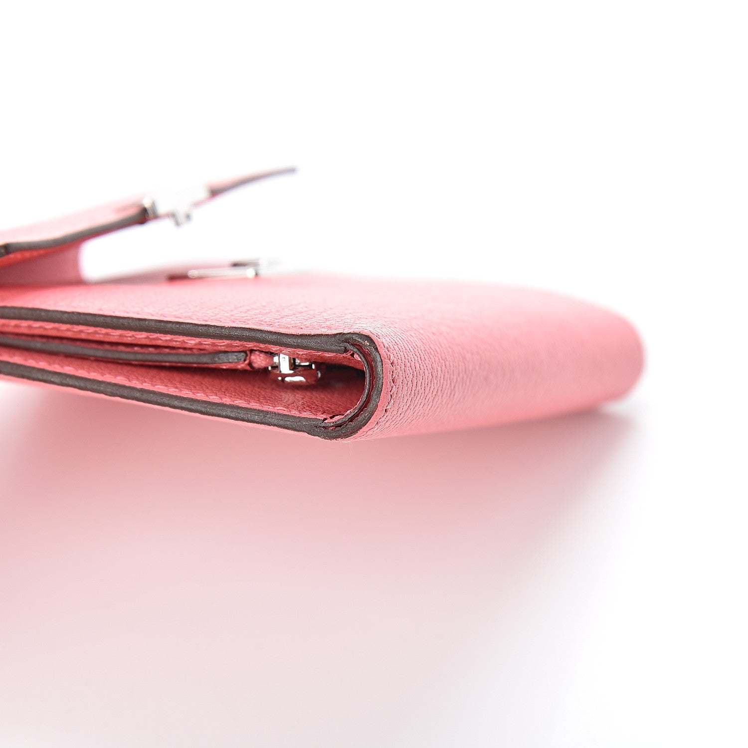 Hermes Chevre Mysore Clic 12 Wallet Rose Ete 10 of 11
