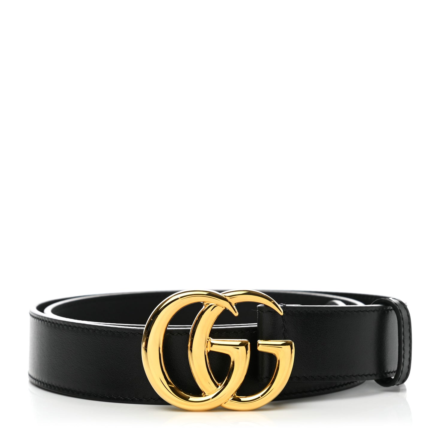 Plutone Calfskin Double G 30mm Belt 95 38 Black