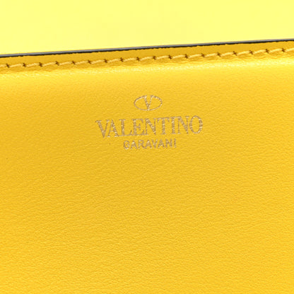 Valentino Garavani Calfskin Vlogo Loco Shoulder Bag Bright Lemon 6 of 14