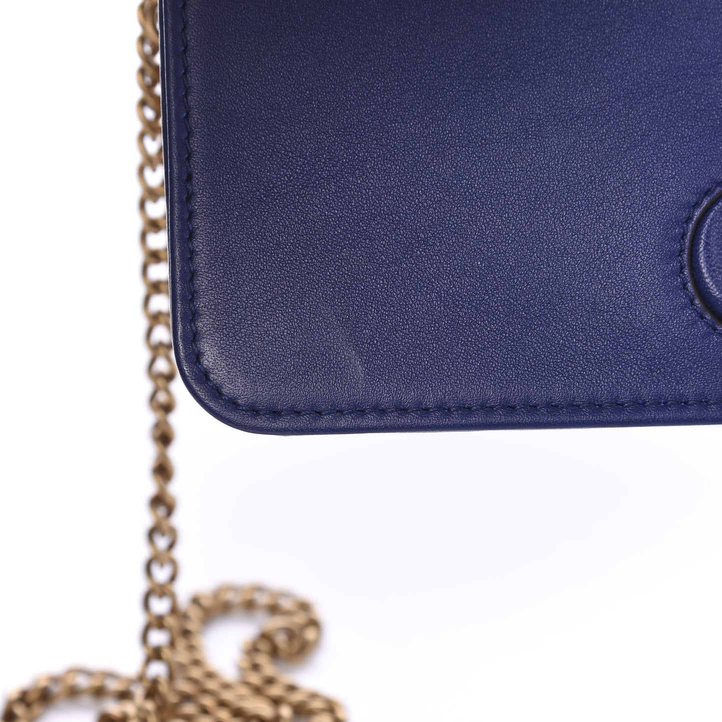 Velvet Matelasse GG Marmont Mini Bag Cobalt Blue