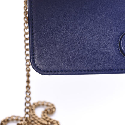 Gucci Velvet Matelasse GG Marmont Mini Bag Cobalt Blue 8 of 11
