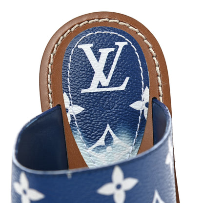 Louis Vuitton Monogram Escale Palma Sandals 36 Blue 8 of 8