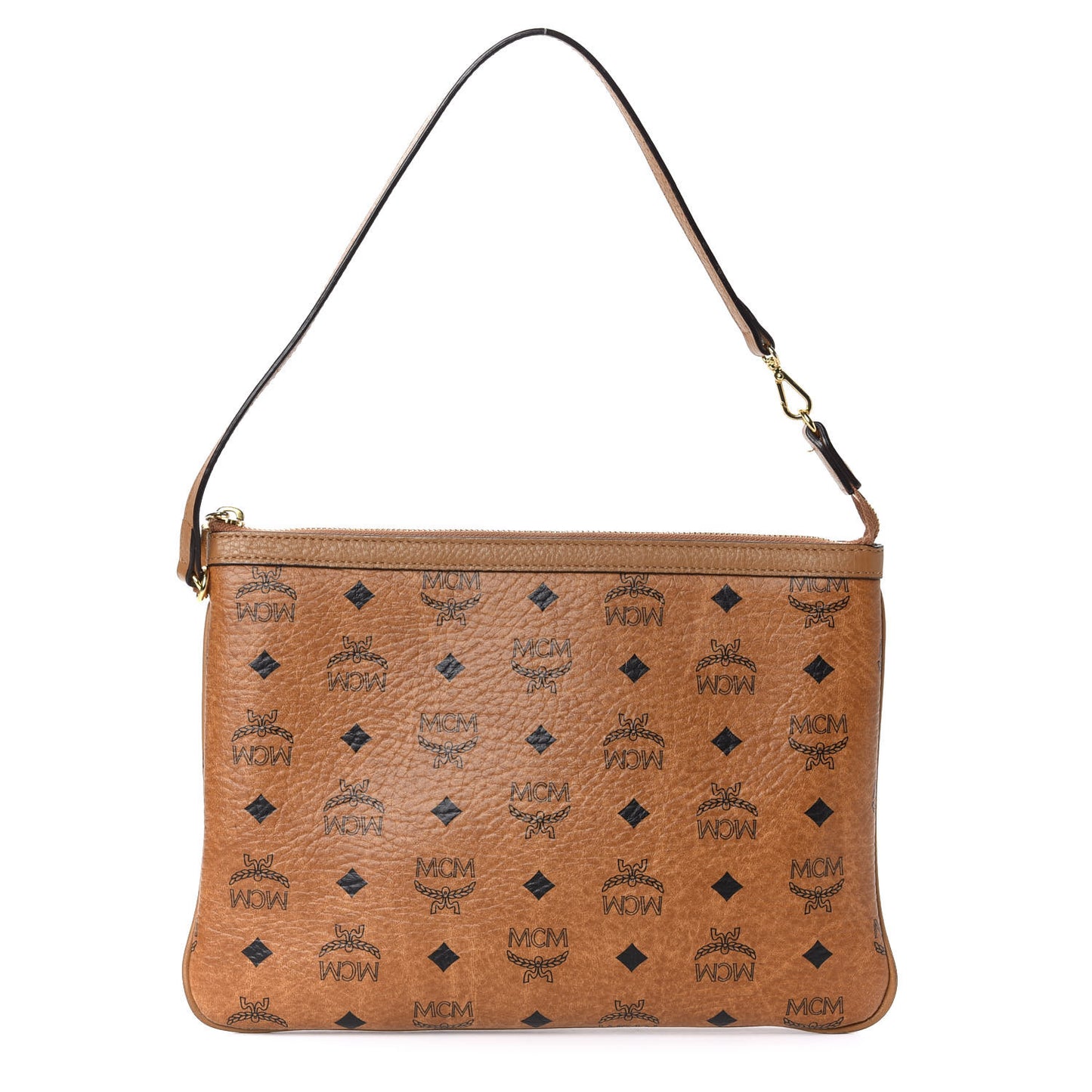 Visetos Liz Shopper Tote Pouch Cognac
