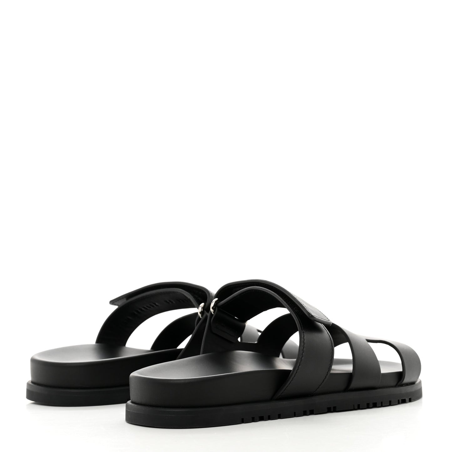 Calfskin Womens Chypre Sandals 38 Black