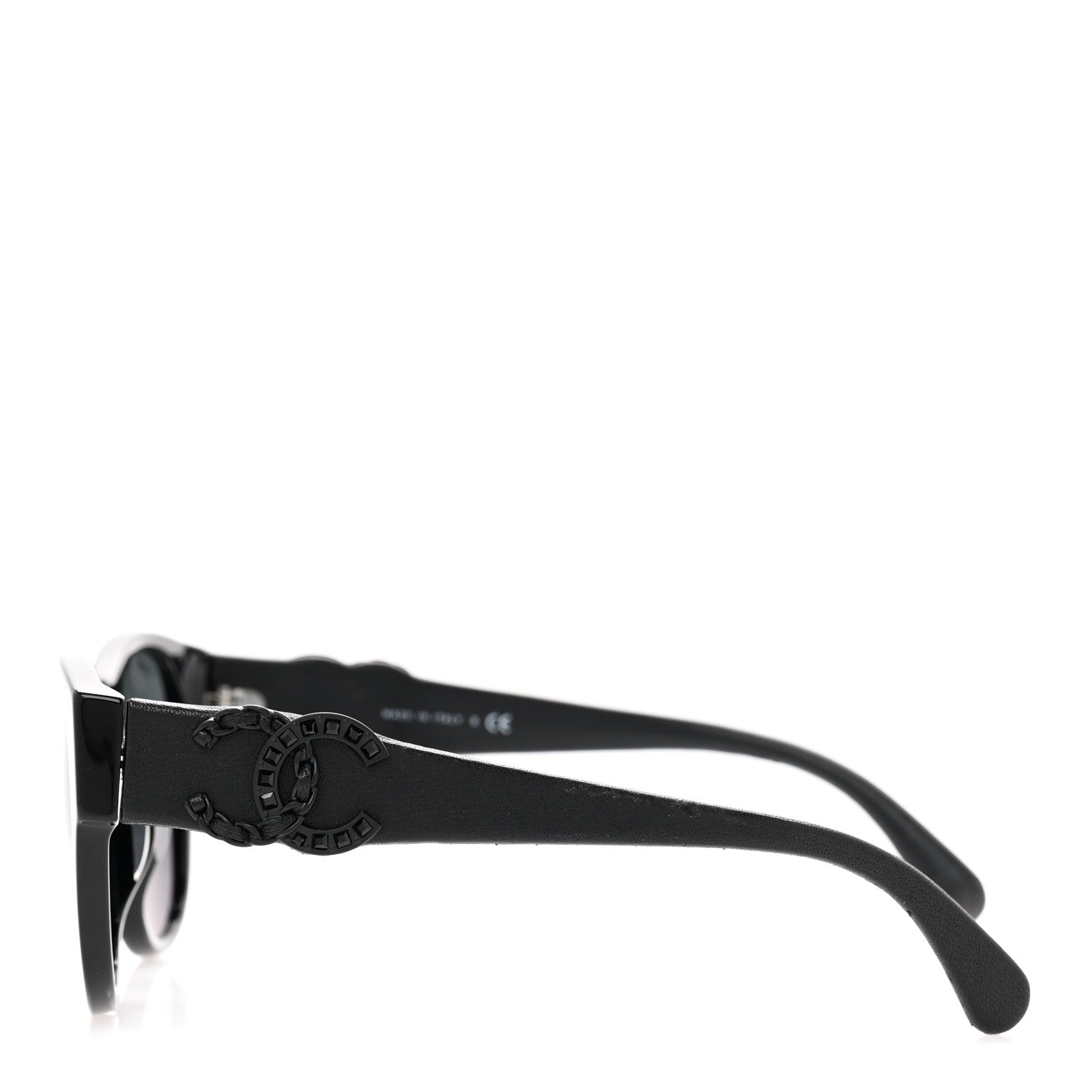 Chanel Crystal Lambskin CC Sunglasses 5455-Q-A Black 3 of 10