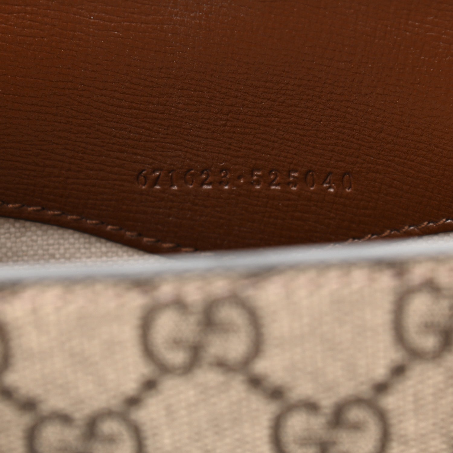 Gucci GG Supreme Monogram Azalea Calfskin Mini Retro Interlocking G Tote Bag Beige Ebony Brown Sugar 7 of 12