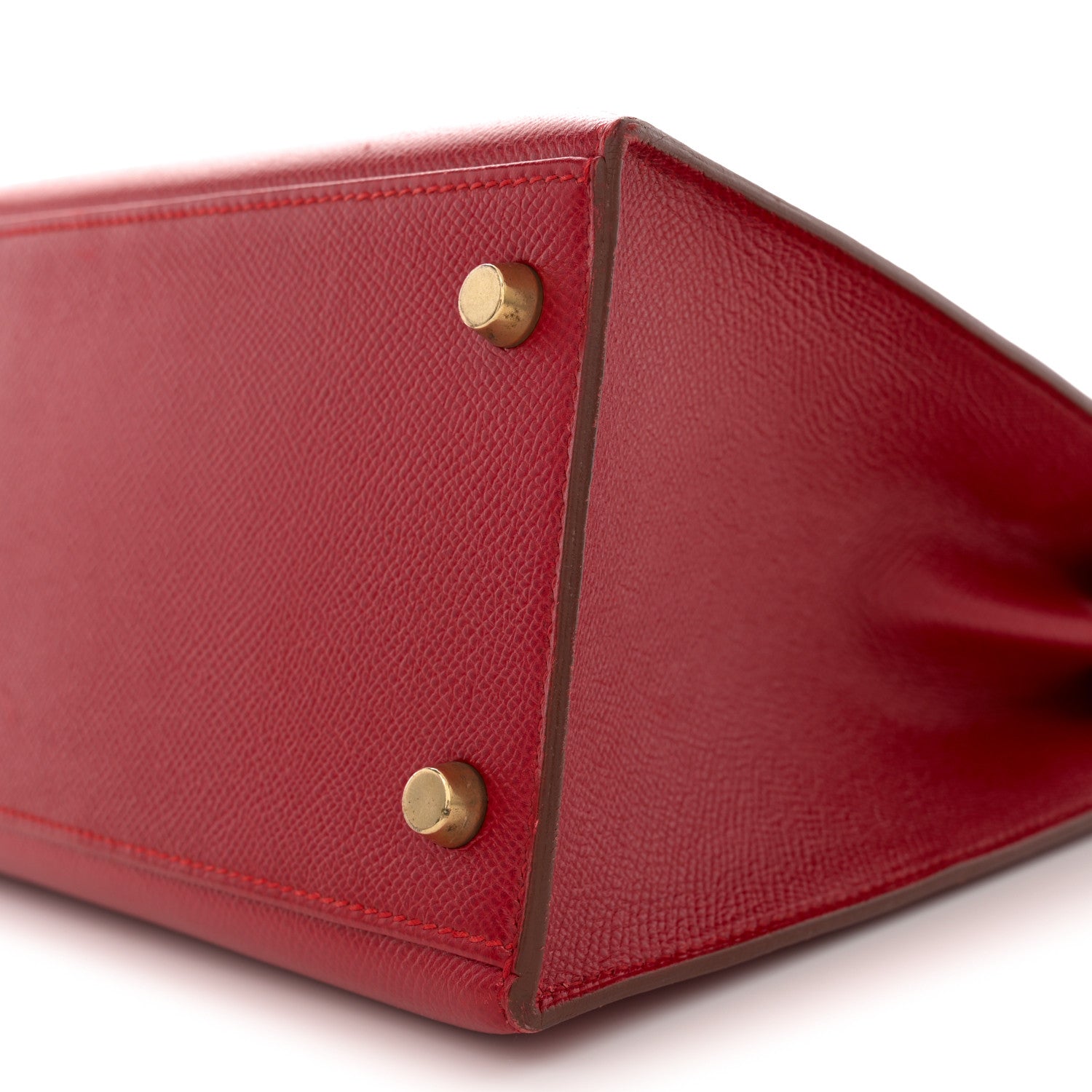 Hermes Courchevel Kelly Sellier 28 Rouge Vif 11 of 17
