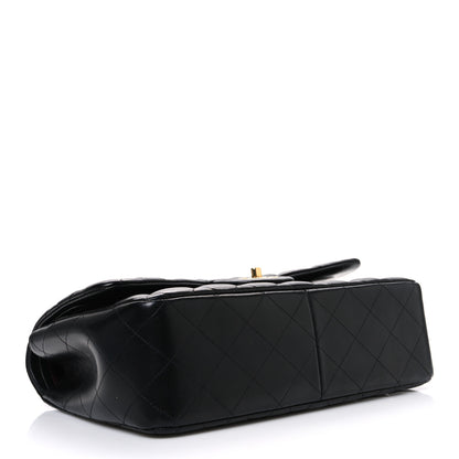 Chanel Lambskin Quilted Jumbo Double Flap Black 4 of 10
