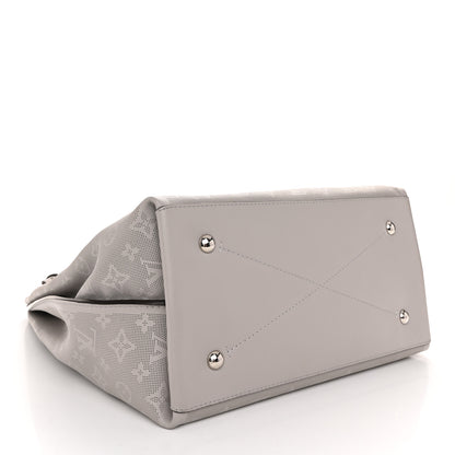 Louis Vuitton Reverse Mahina Carmel Hobo Gris Souris Gray 4 of 9