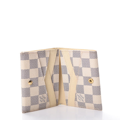 Louis Vuitton Damier Azur Compact Origami Wallet 5 of 9