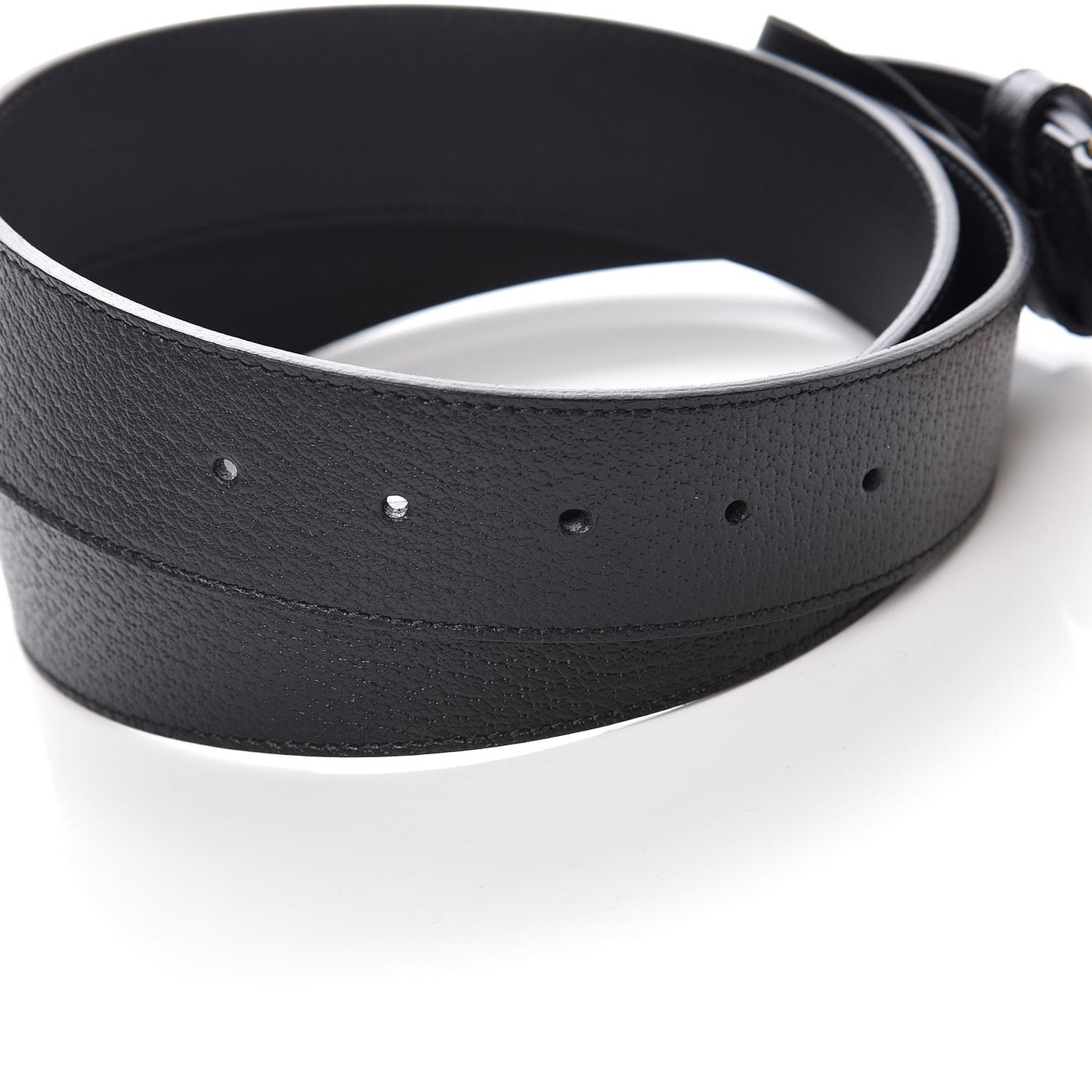 Textured Calfskin Double G 40mm Belt 95 38 Black